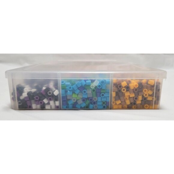 Lot of Perler Fuse Beads Assorted Colors w/Storage Container DIY Crafts Projects - Picture 6 of 9